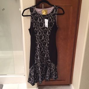 Anthropologie Maeve Black Lace Dress